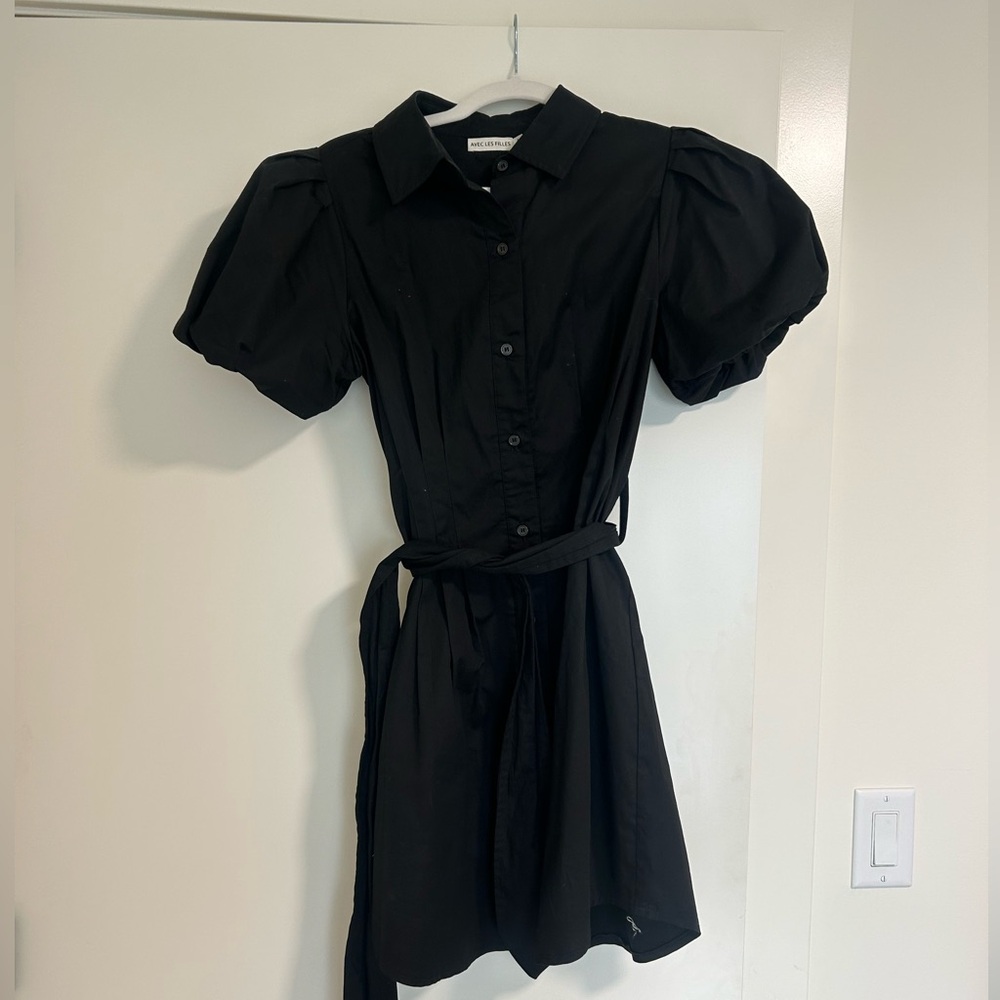 Bubble shoulder dress !